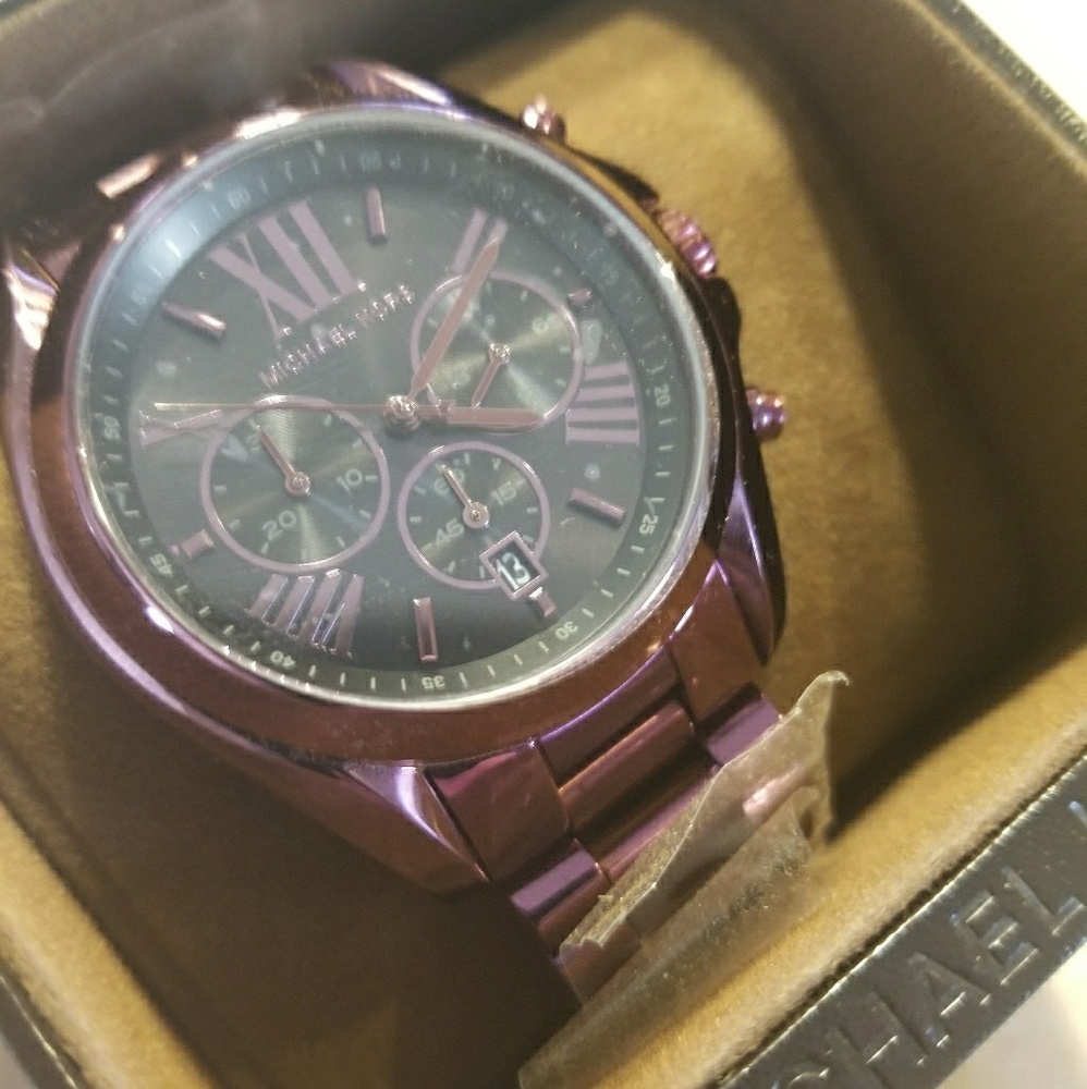Michael Kors Womens wrist watch deep purple